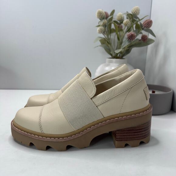 Sorel Shoes - Sorel Joan Now Classic Loafer Bleached Ceramic Gum NL5036-165 Women's 7 Tried On